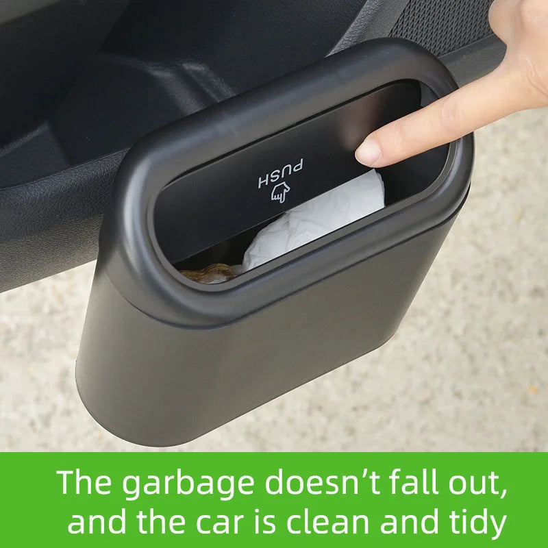 Car Trash Can – Hanging Seat Back Storage Box & Trash Bag Car Trash Can Axl