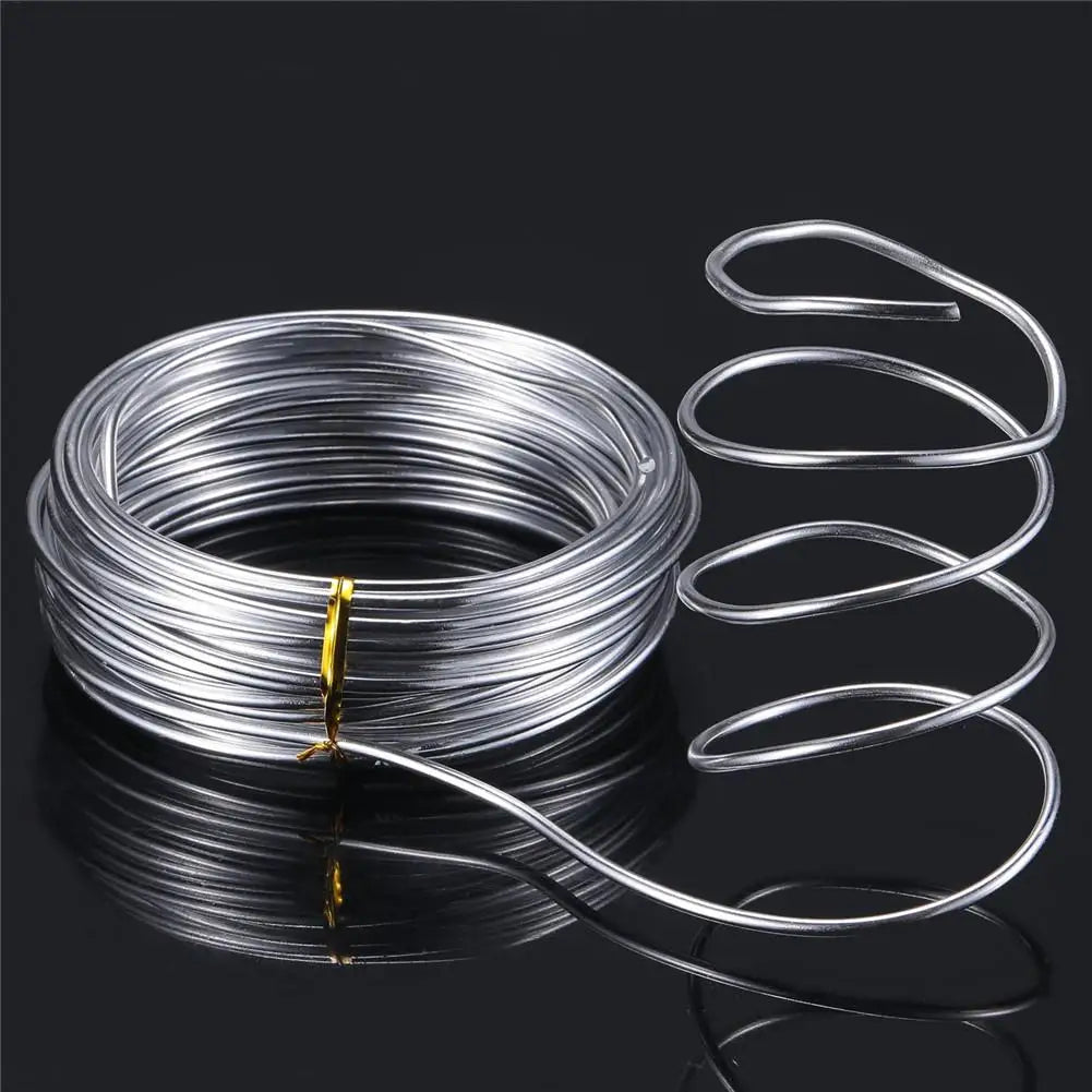 Flexible Aluminum Craft Wire 1mm 1.5mm 2mm – Silver DIY Wire Aluminum Craft Wire Axl