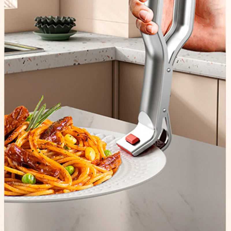 Stainless Steel Hot Bowl Holder & Dish Clamp | Pot Pan Gripper Kitchen Bowl Gripper Axl