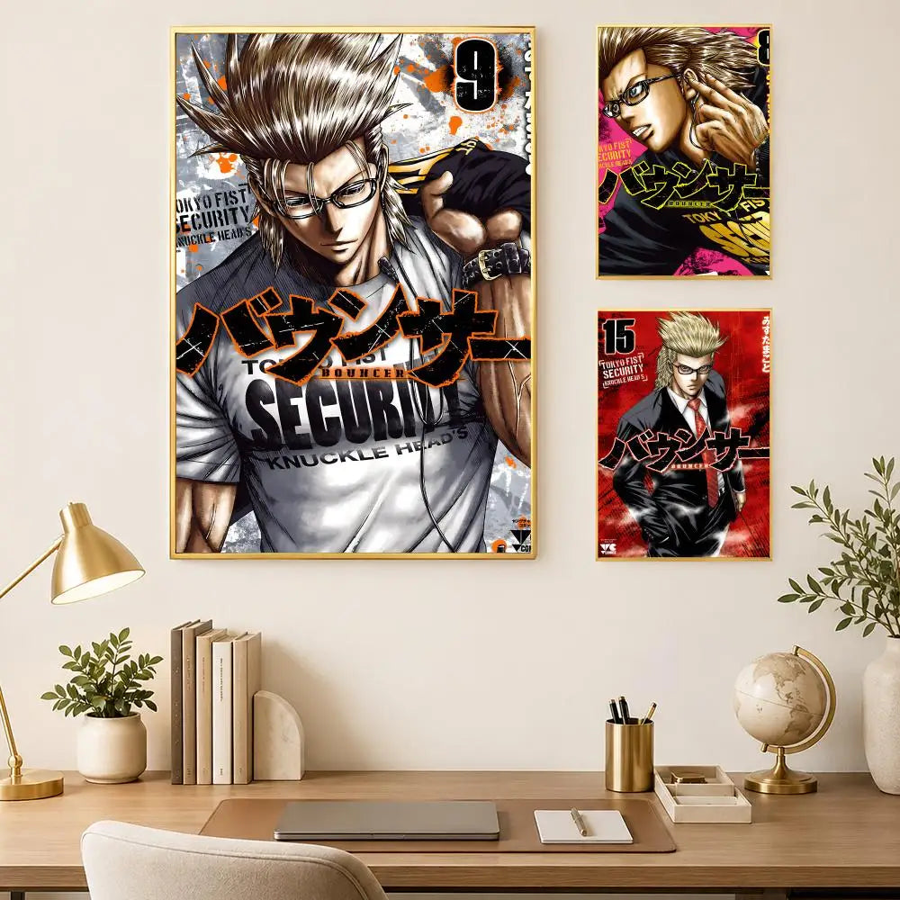 Game B-BOUNCER Self-Stick HD Wall Art Poster – Waterproof Decor Wall Art Poster Axl
