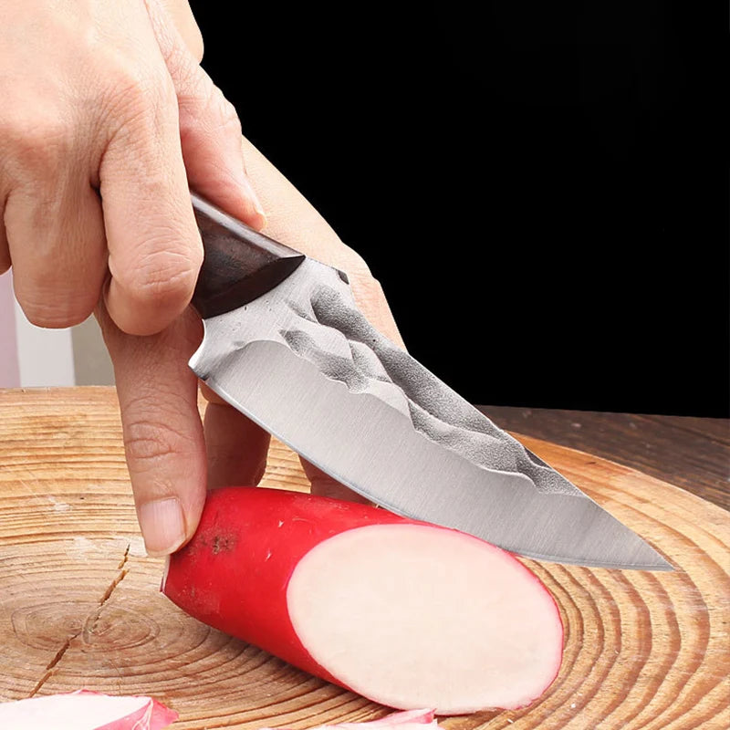 InLeung Forged Stainless Steel Boning & Cleaver Knife 12" Cleaver Kitchen Knife Axl