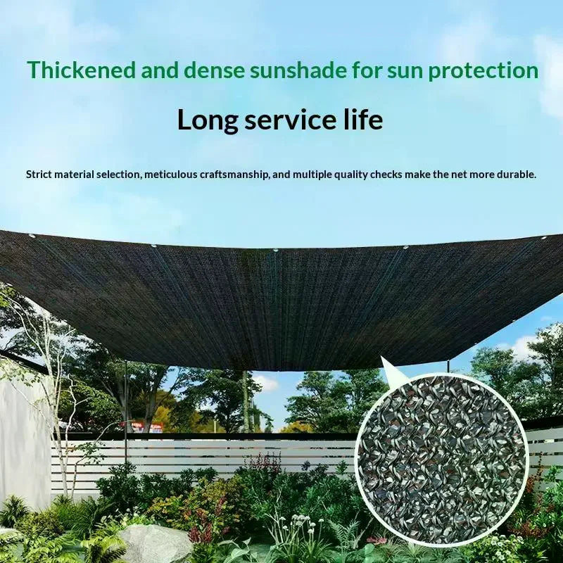 Black HDPE Sun Shade Net – UV Block Cloth for Garden & Parking Sun Shade Net Axl
