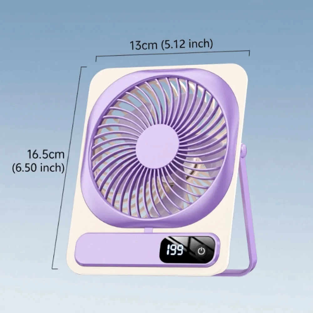 Vertical Desktop Fan – 199 Wind Modes, Dual Mount, 36dB Quiet Desktop Vertical Fan Axl