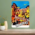 Invisible Invaders Classic Movie Metal Poster Sign | Retro Wall Art Metal Wall Sign Axl aluminum sign aluminum 14x20cm