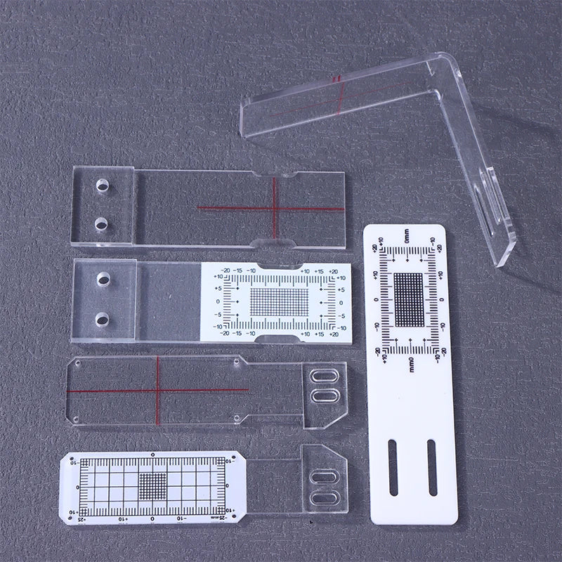 Clear Acrylic Crack Gauge Monitor – Wall Crack Measuring Tool Crack Monitoring Gauge Axl