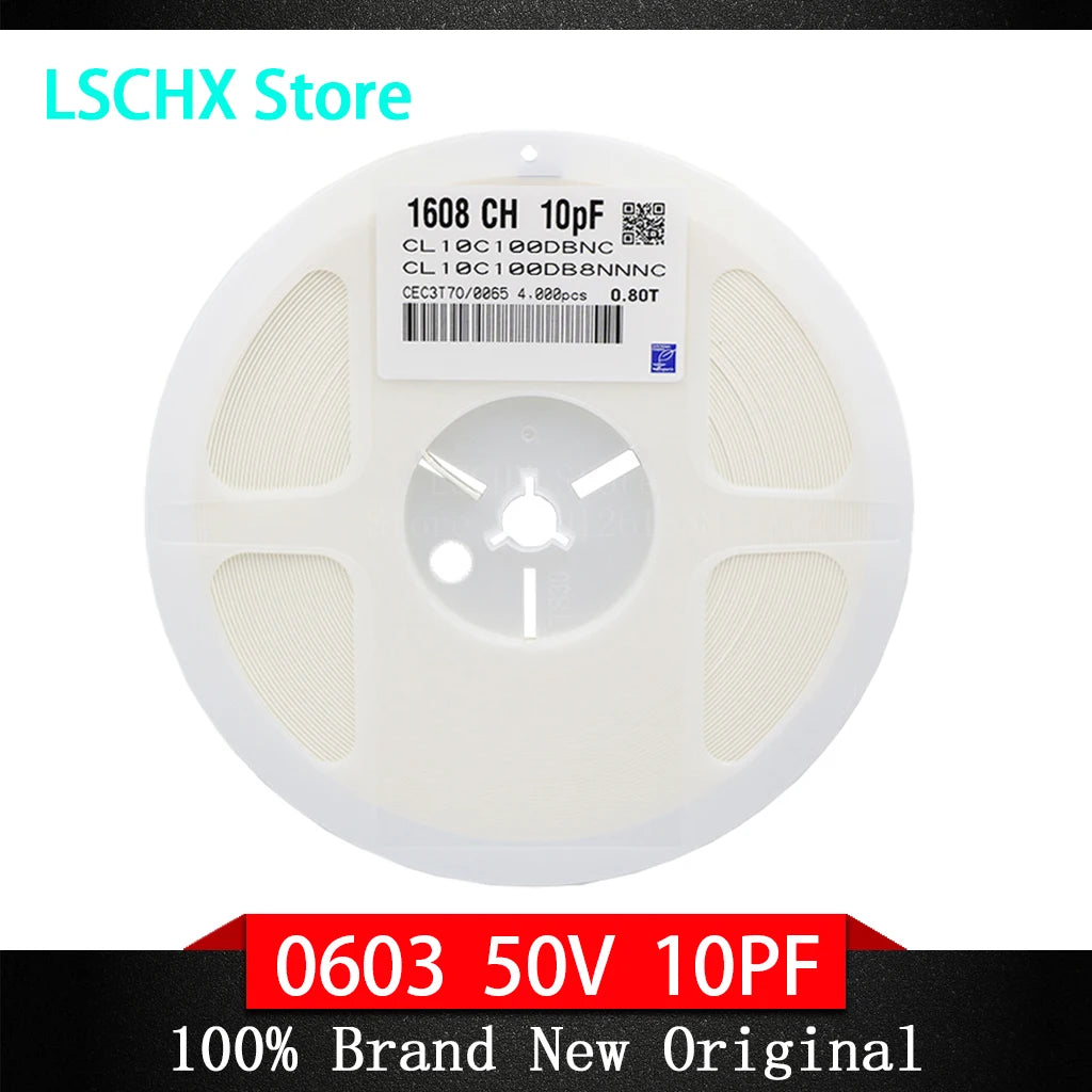 4000 PCS 0603 SMD Capacitors COG/NPO RoHS 50V | 8.2–15pF Kit SMD Capacitor Kit Axl