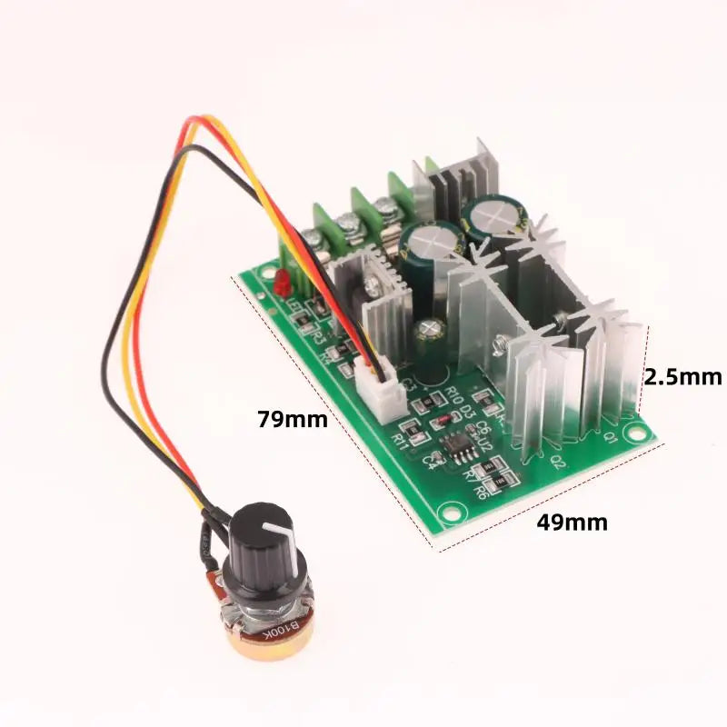 PWM DC Motor Speed Controller 20A DC 10-60V Drive Module Motor Speed Controller Axl