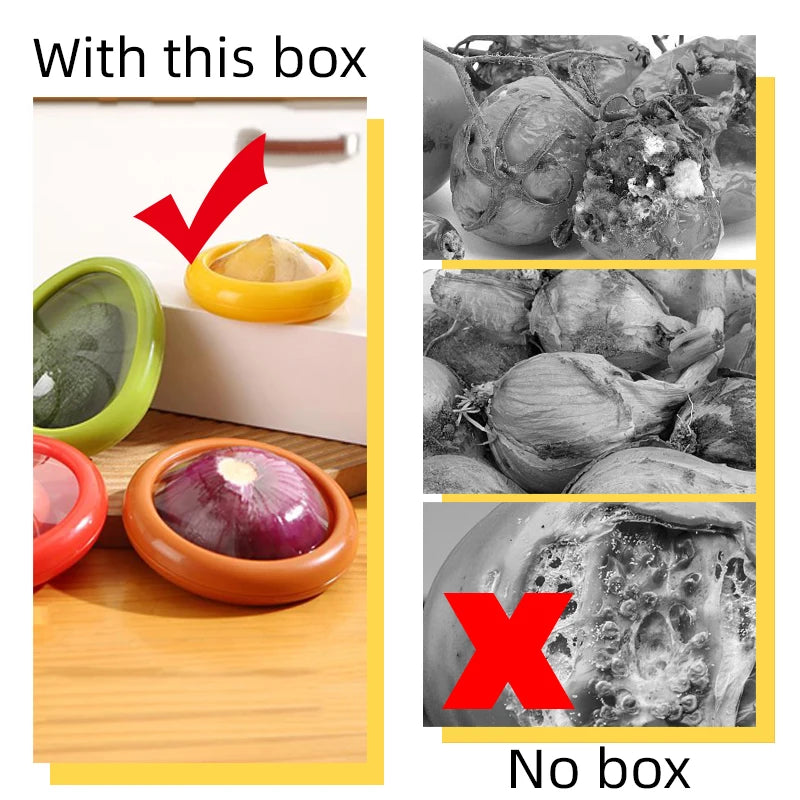 KEMORELA Airtight Food Storage Box for Fruits & Vegetables Food Storage Container Axl