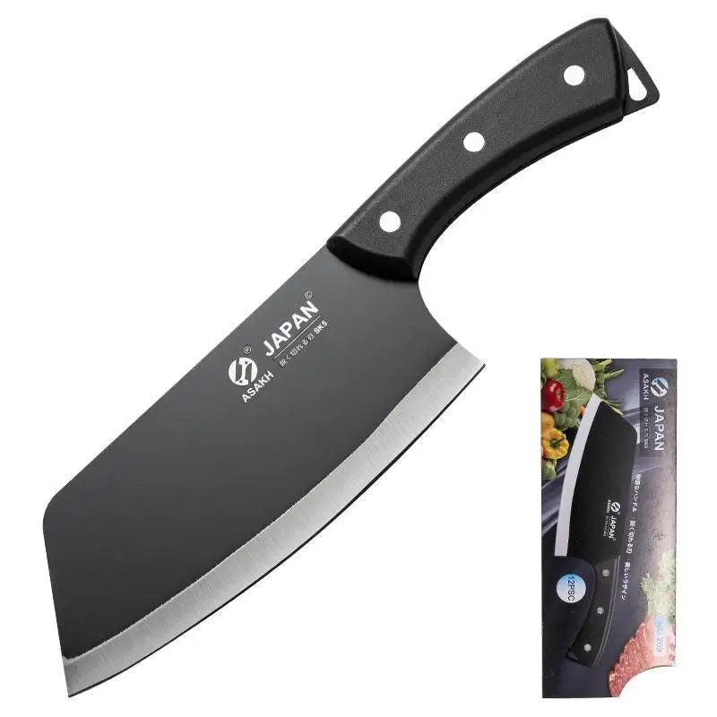 Stainless Steel Kitchen Cleaver Knife – Sharp 17.8cm Blade Kitchen Cleaver Knife Axl 1pcs A