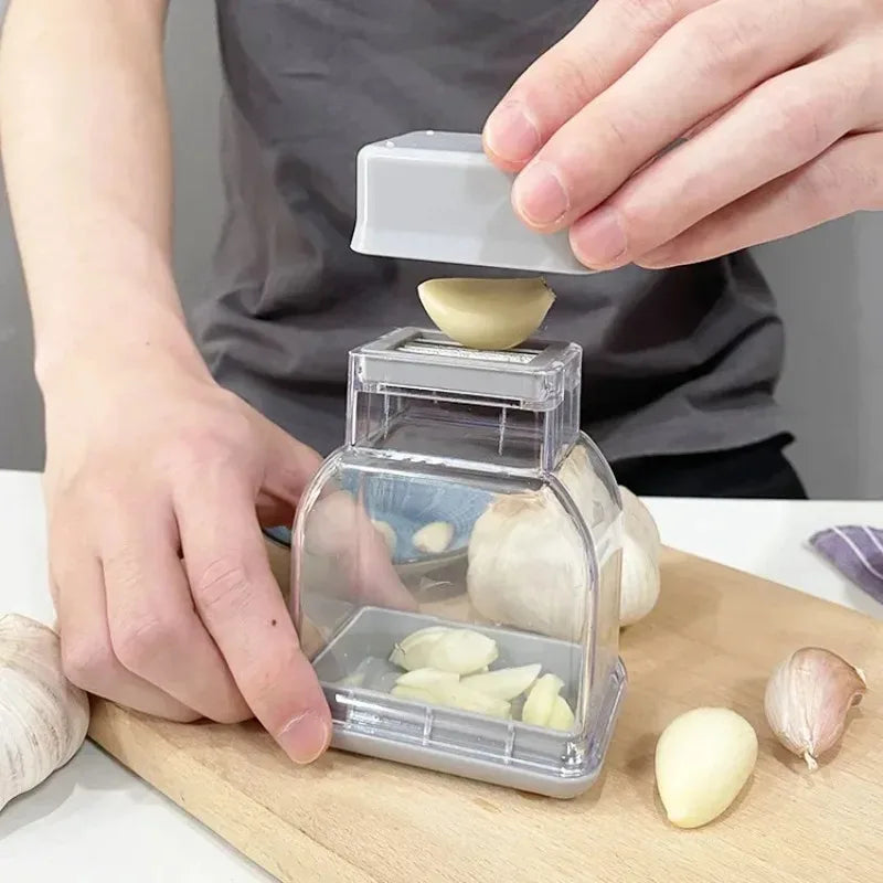 Manual Garlic Press Grinder & Grater – Kitchen Cooking Tool Garlic Press Tool Axl