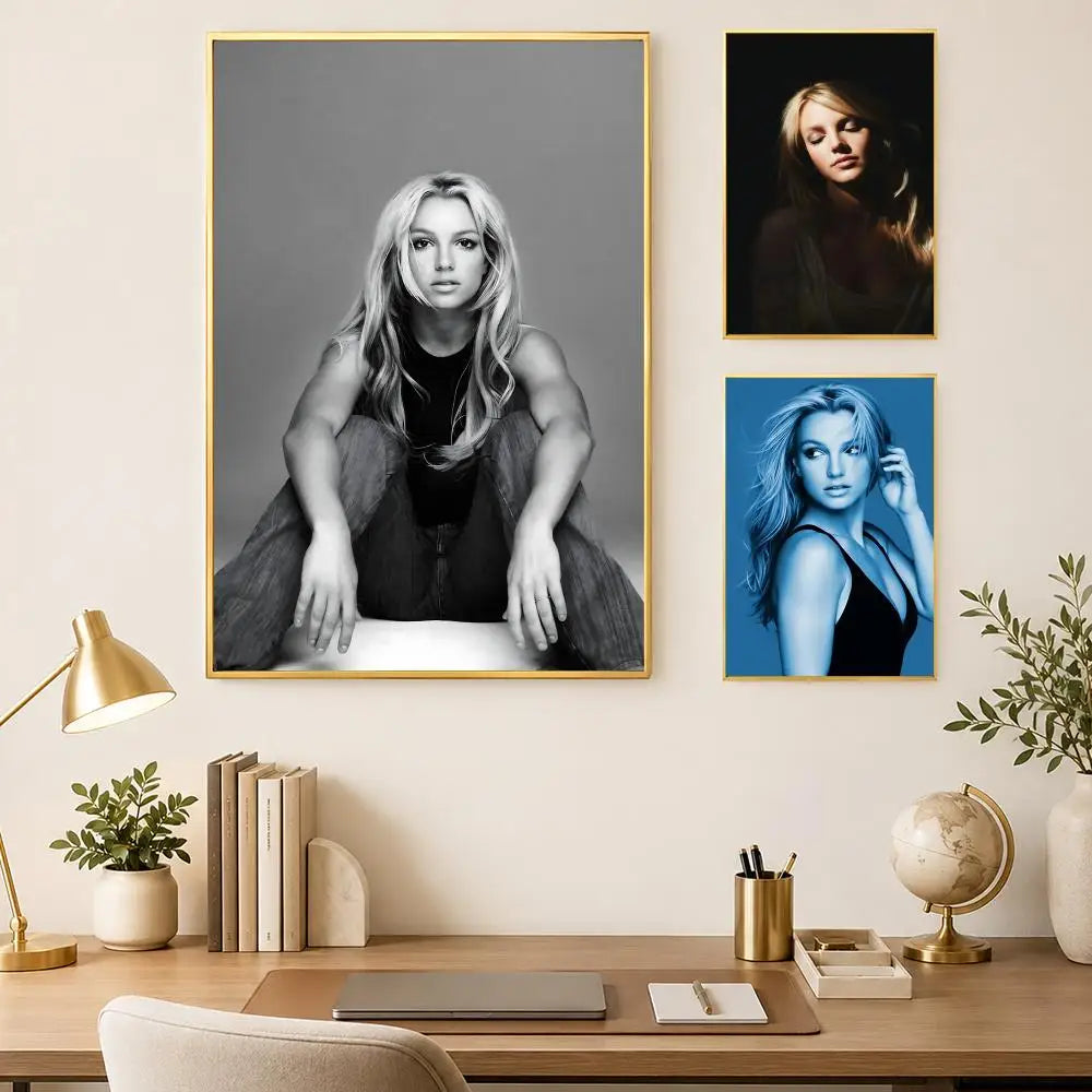 Britney Spears Album Wall Poster – Self-Stick HD Wall Art Wall Art Poster Axl