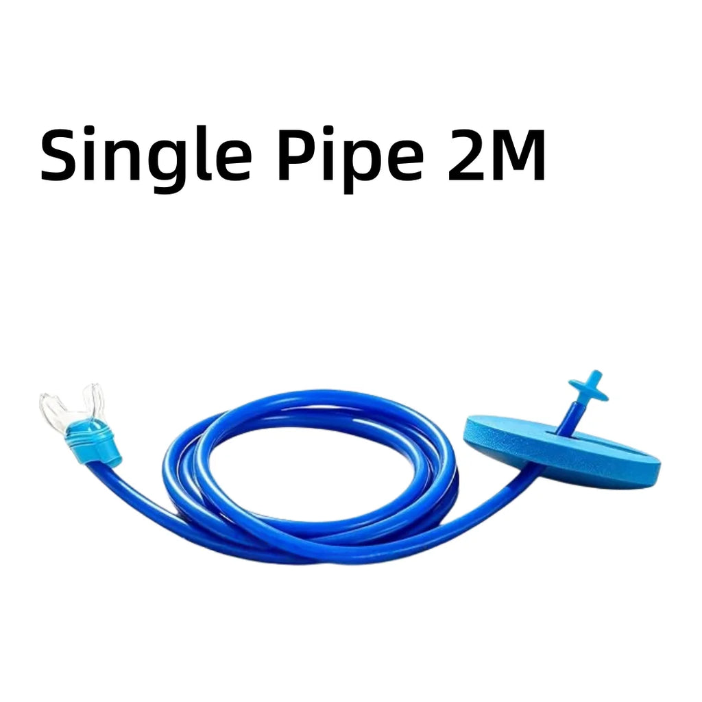 Dry Snorkel Breathing Tube 2m/3m – Scuba & Swim Training Dry Snorkel Tube Axl Single Pipe 2M