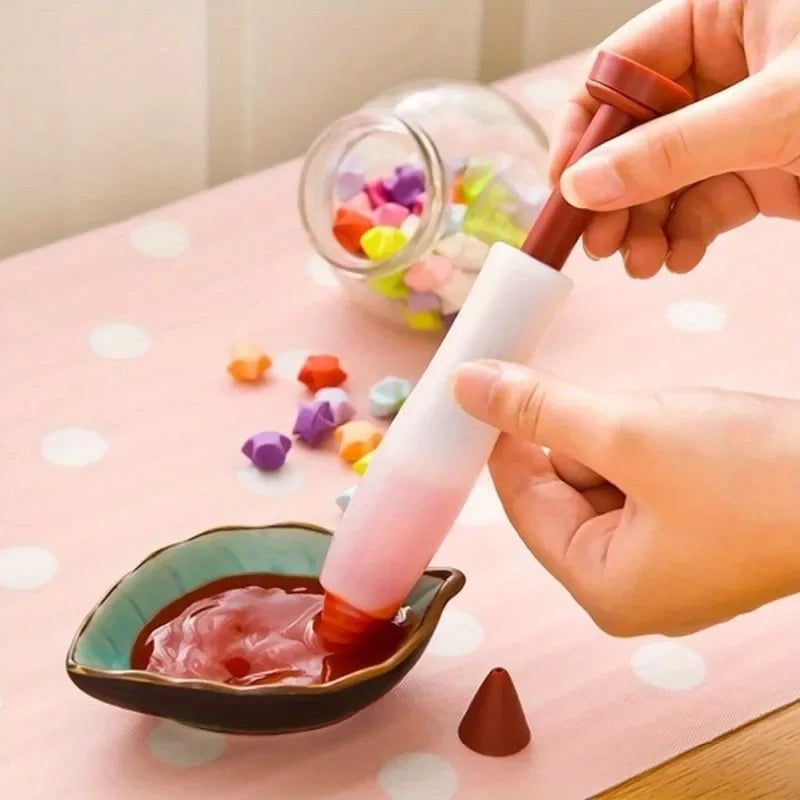 Silicone Chocolate Writing Pen – Cake & Pastry Decorating Tool Cake Decorating Pen Axl