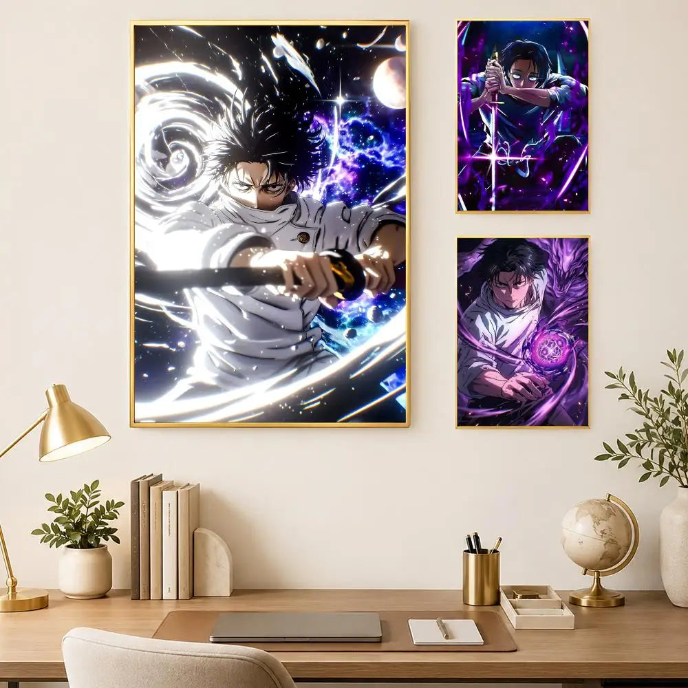 Yuta Okkotsu Anime Self-Stick Wall Poster – HD Waterproof Art Anime Wall Poster Axl