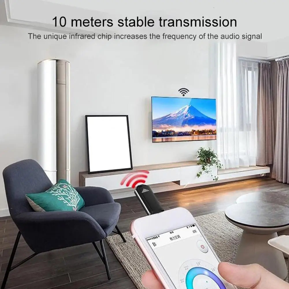 Mini Smartphone IR Transmitter – Universal Infrared Remote Control IR Remote Transmitter Axl