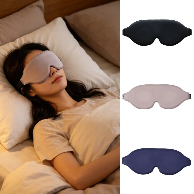 3D Blackout Sleep Mask – Zero Pressure, Adjustable Strap Sleep Eye Mask Axl