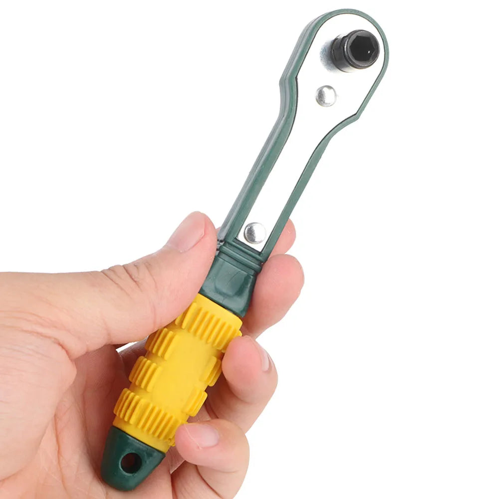 NICEYARD 1/4" Adjustable Ratchet Wrench – Quick Socket Driver Tool Ratchet Wrench Axl