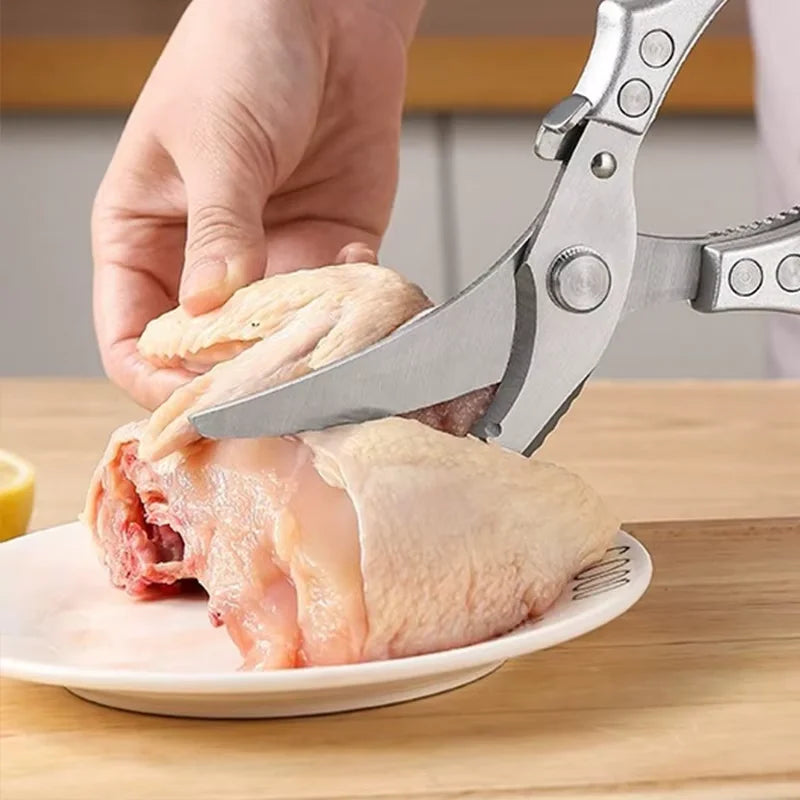 InLeung Hand-Forged Stainless Steel Cleaver – Wood Handle Kitchen Cleaver Knife Axl