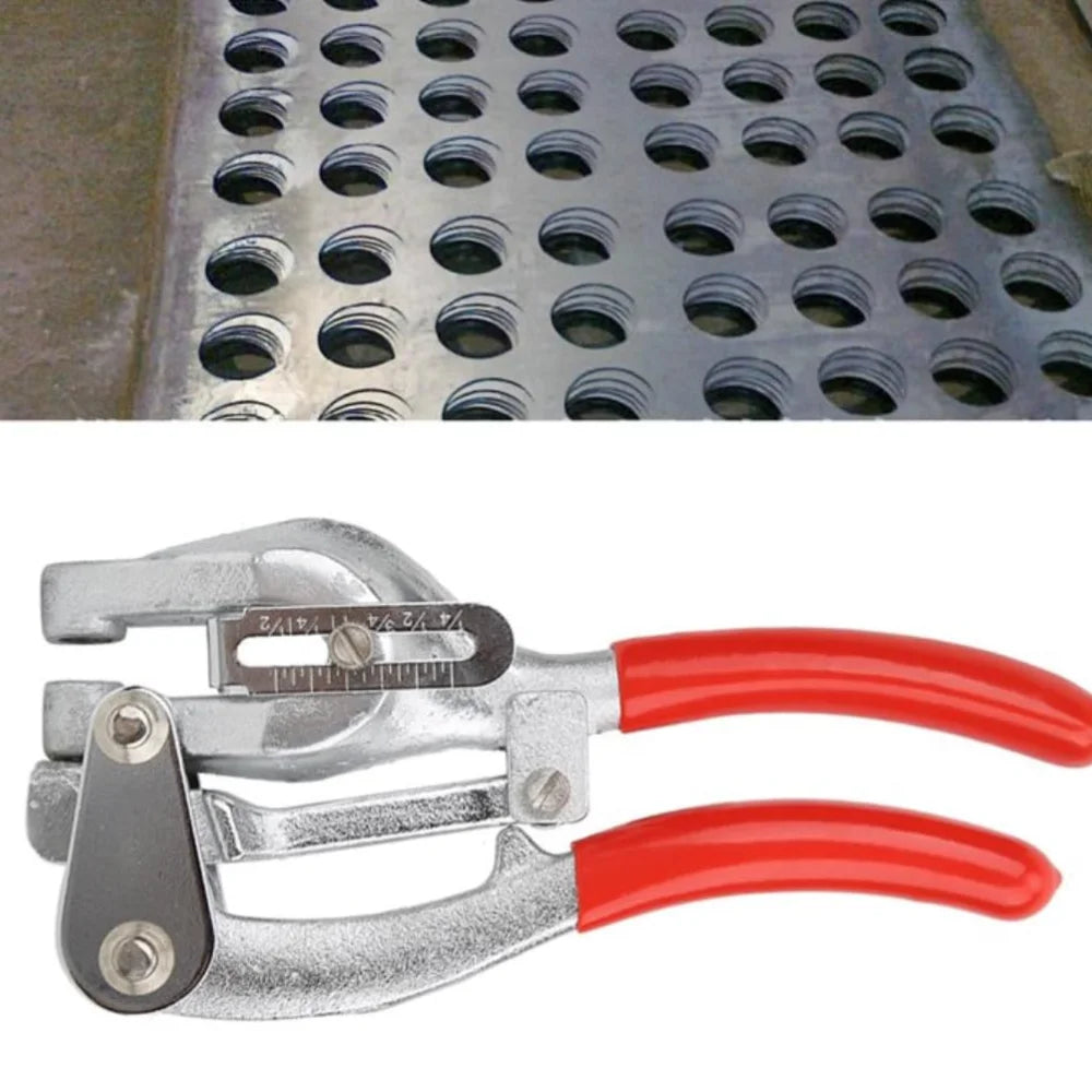 Handheld Sheet Metal Hole Punch Kit – 7 Sizes, Heavy Duty Metal Hole Punch Kit Axl