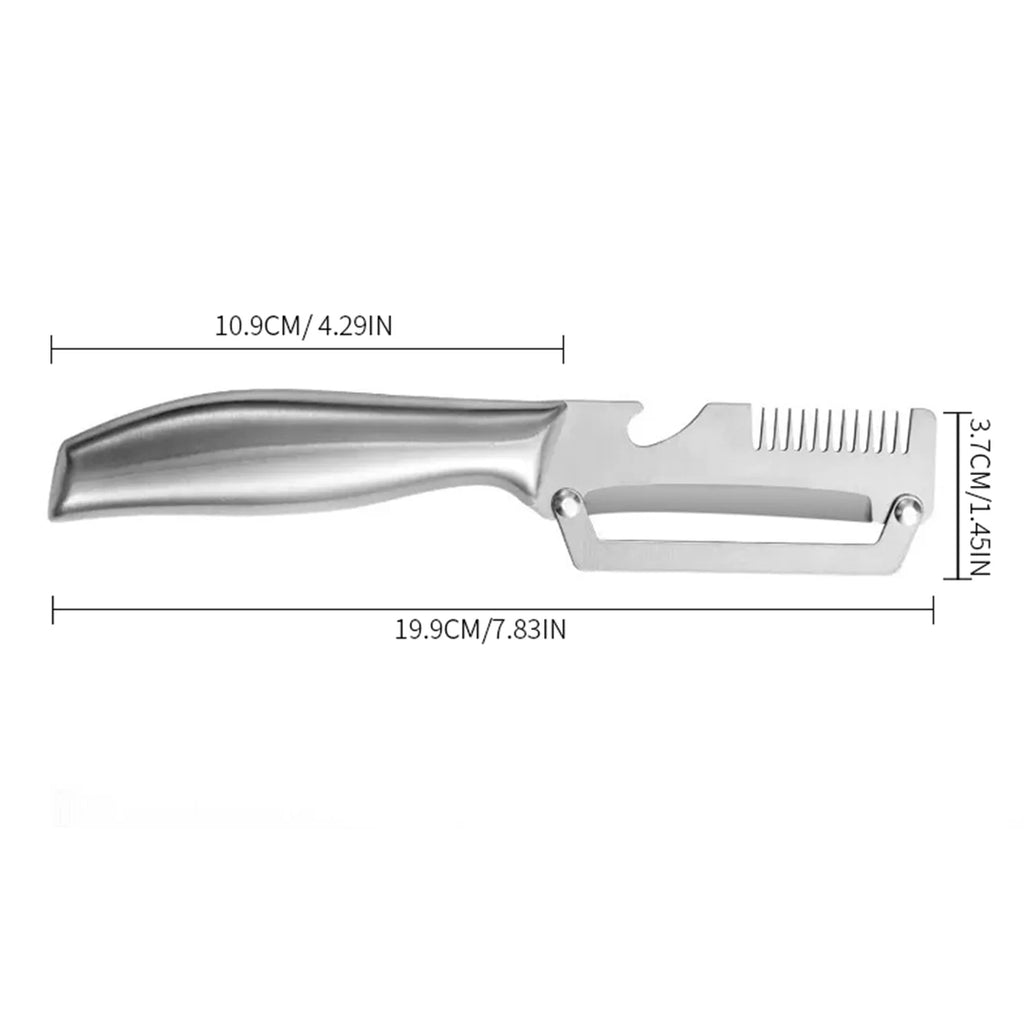 Stainless Steel Vegetable & Fruit Peeler – Sharp Non-Slip Kitchen Peeler Axl