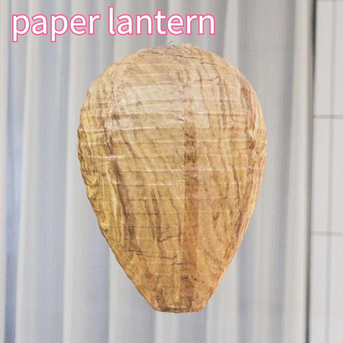 Artificial Wasp Nest Decoy – Hanging Outdoor Bee Deterrent Wasp Nest Decoy Axl paper lantern