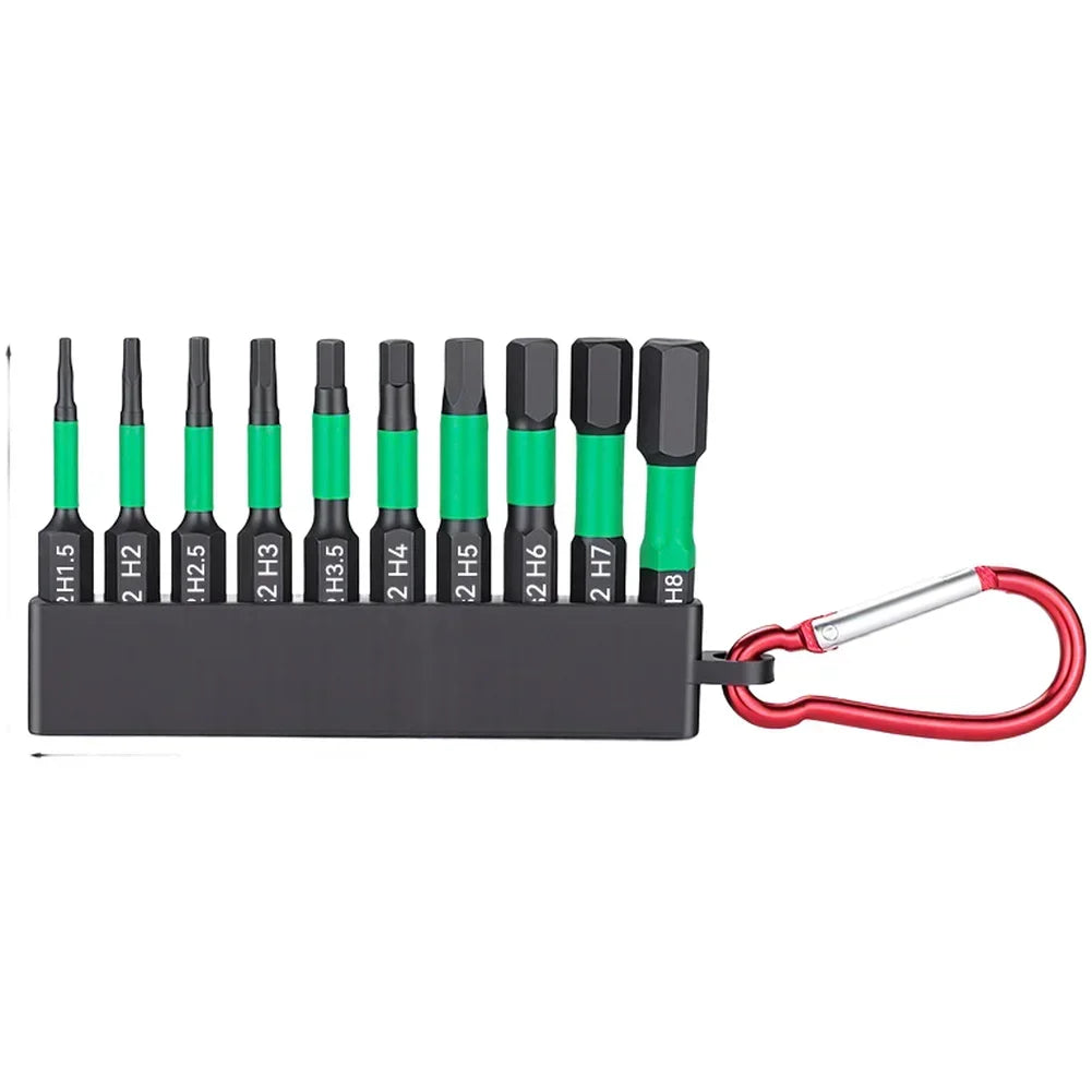 10-Piece Magnetic Screwdriver Bits Set – Alloy Steel Driver Kit Screwdriver Bit Set Axl Hex Socket China Mainland