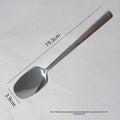 Stainless Steel Square Head Soup Spoon – Long Handle Dinner Scoop Dinner Soup Spoon Axl 1pc