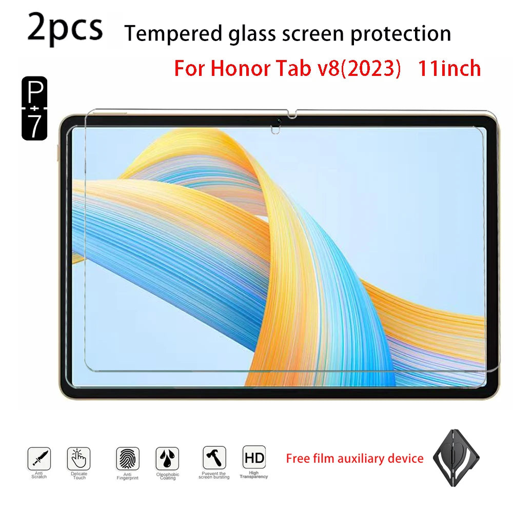2-Pack Tempered Glass Screen Protector – Honor Tab V8/V7 Pro 11" Tablet Screen Protector Axl for honor tab v8 11