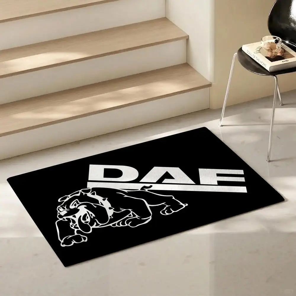 DAF Truck Flannel Floor Mat – Non-Slip Soft Indoor Rug Indoor Floor Mat Axl
