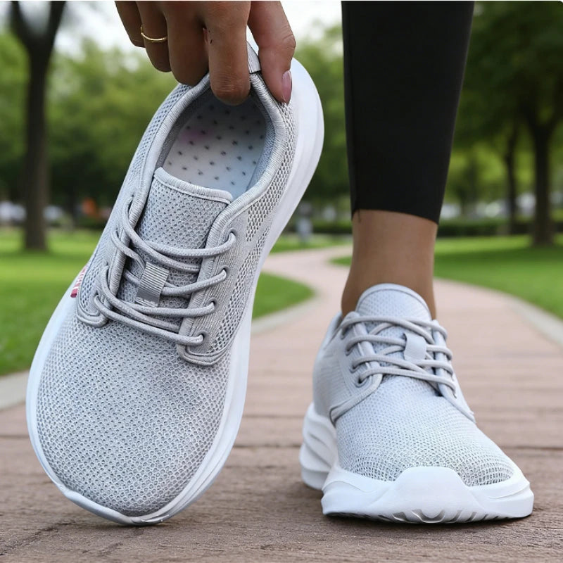 DQTBE Wide Toe Box Barefoot Shoes | Unisex Mesh Walking Shoes Barefoot Walking Shoes Axl GRAY 46