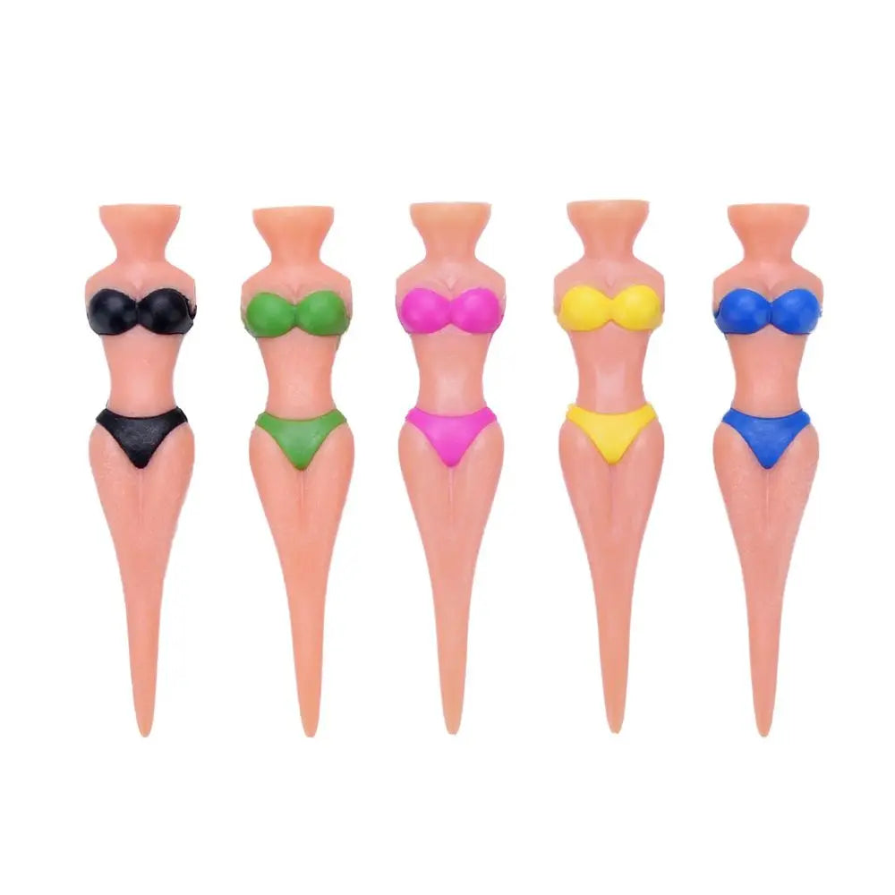Bikini Lady Golf Tees – 5 Pack Colorful Novelty Golf Tees Golf Tees Axl