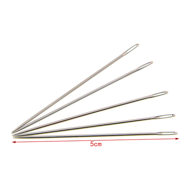 25-Piece Stainless Steel Sewing Needles – Bodkin Hand Needle Set Sewing Needles Set Axl onesize