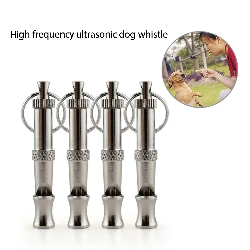 Adjustable Dog Training Whistle – Stainless Steel Pet Flute Dog Training Whistle Axl
