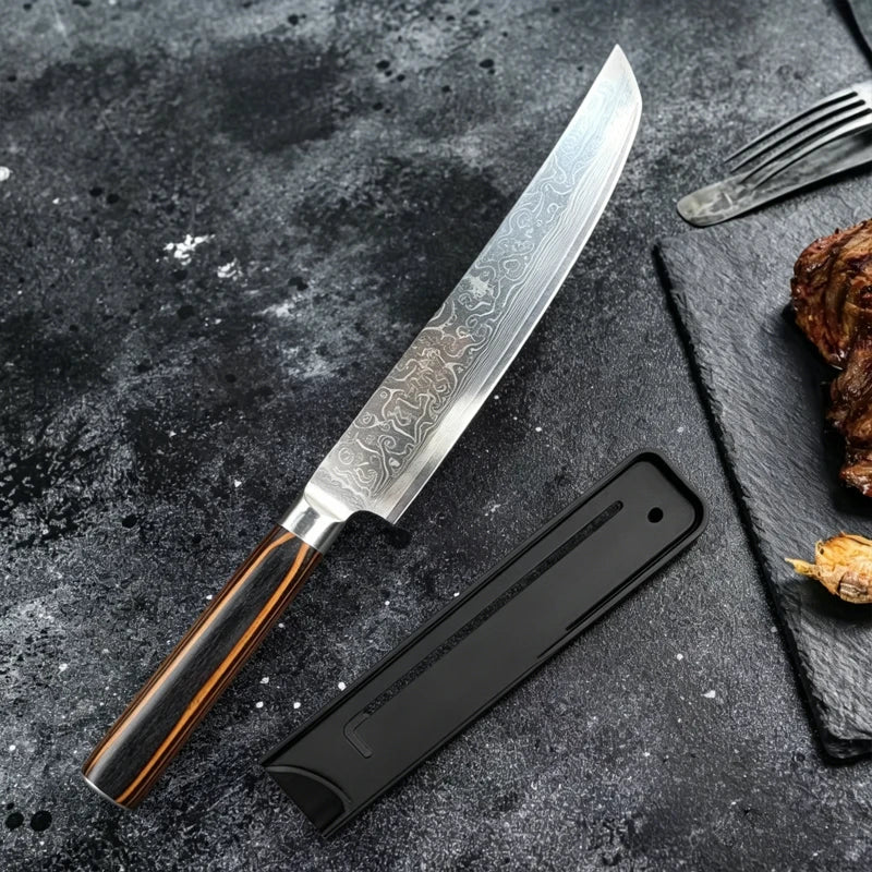 Damascus Steel Chef Knife – 67-Layer Kiritsuke Kitchen Knife Damascus Chef Knife Axl