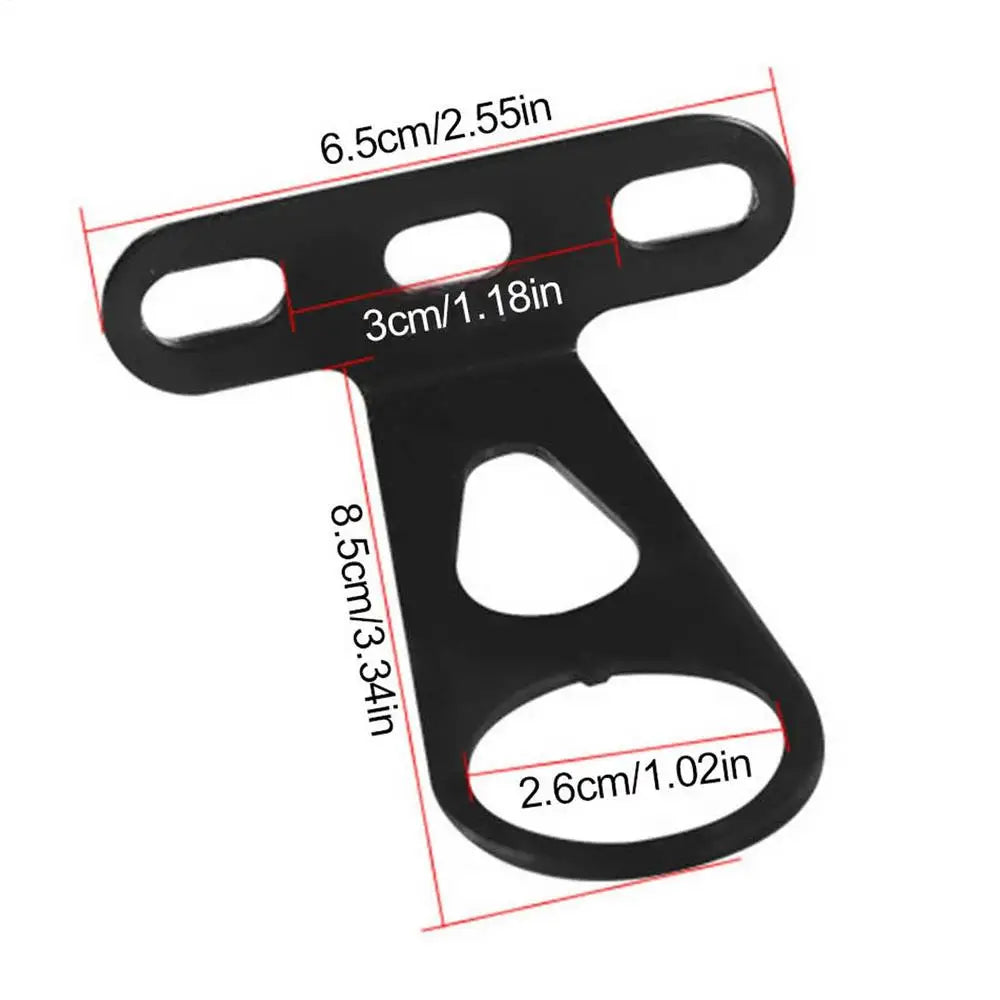 Universal Bike Basket Mounting Bracket – Front & Rear Bike Basket Bracket Axl Black