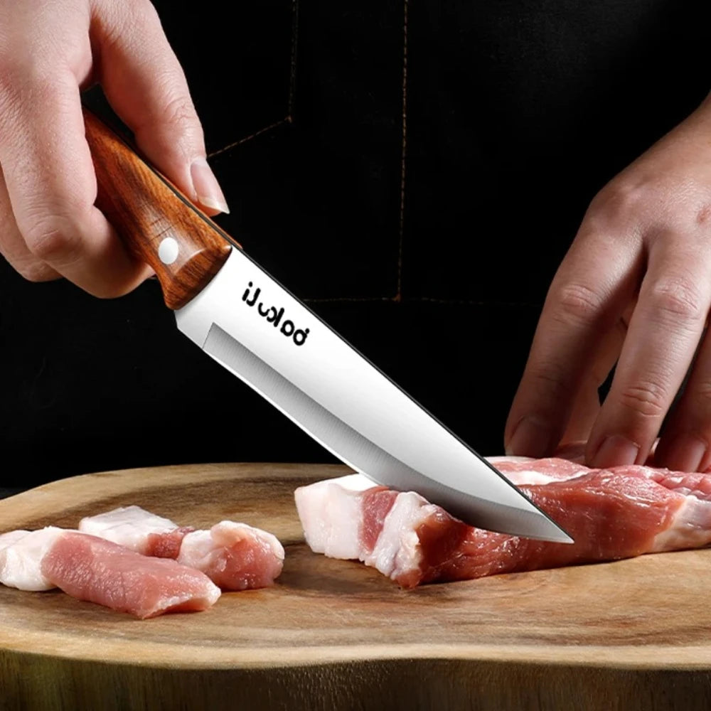 PLYS Professional Boning Knife – Forged Stainless Steel 14.8cm Boning Knife Axl