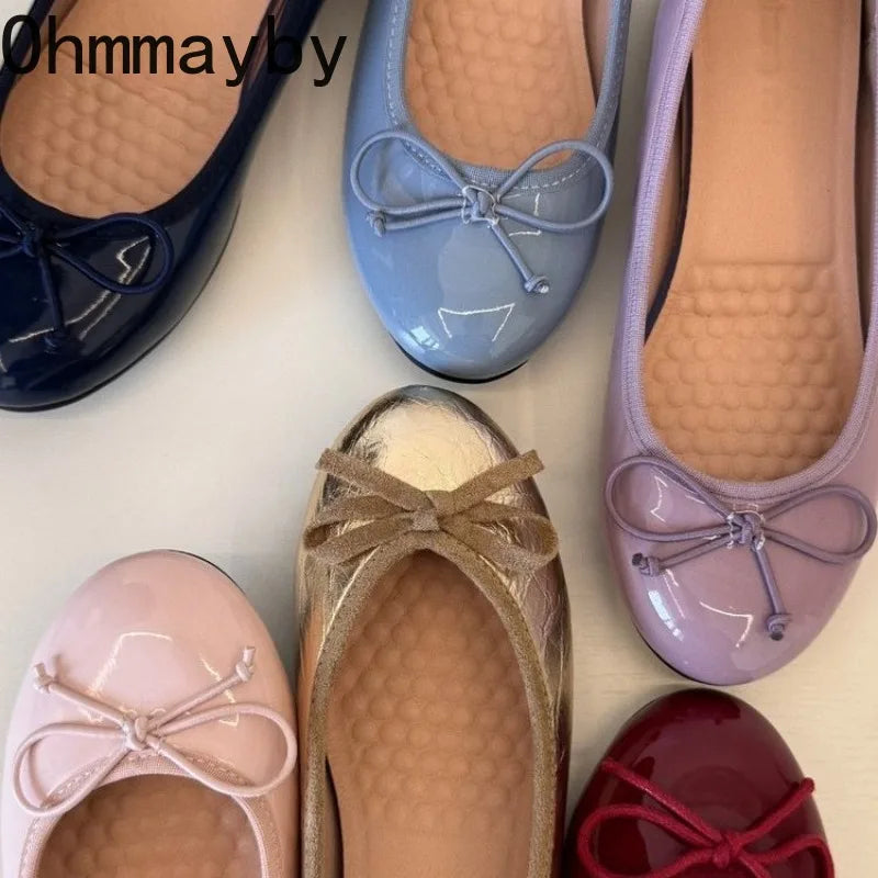 Women's Mary Jane Ballet Flats – Soft Slip-On Dress Shoes Ballet Flats Axl