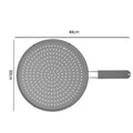 Silicone Splatter Screen with Handle – Oil Splash Guard & Pan Lid Kitchen Splatter Screen Axl L