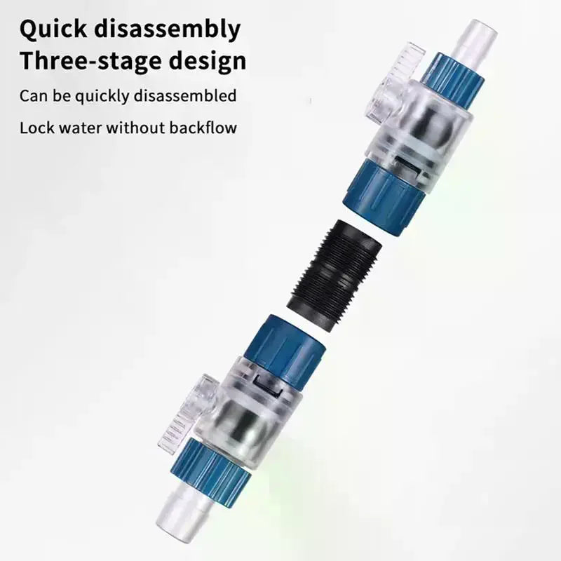 Aquarium Filter Quick Release Valve Connector 12/16/20mm Aquarium Filter Accessory Axl