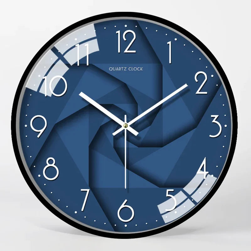 Modern Silent Metal Wall Clock – Living Room & Bedroom Decor Silent Wall Clock Axl Style 10 12 inch