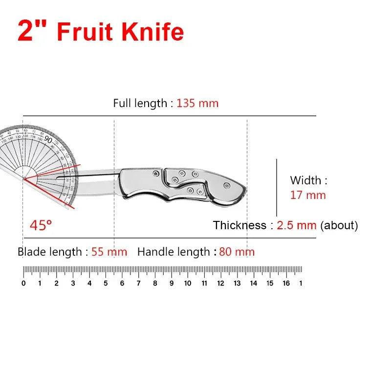 InLeung Folding Utility Knife – Stainless Steel BBQ & Kitchen Folding Utility Knife Axl Folding Knife