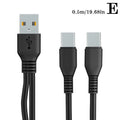 2-in-1 USB Type-C Y Splitter Fast Charging & Data Cable USB Charging Cable Axl E CN