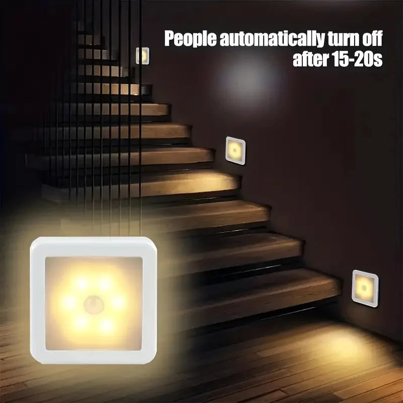 Smart LED Motion Sensor Night Light – Warm & White Wall Light LED Night Light Axl