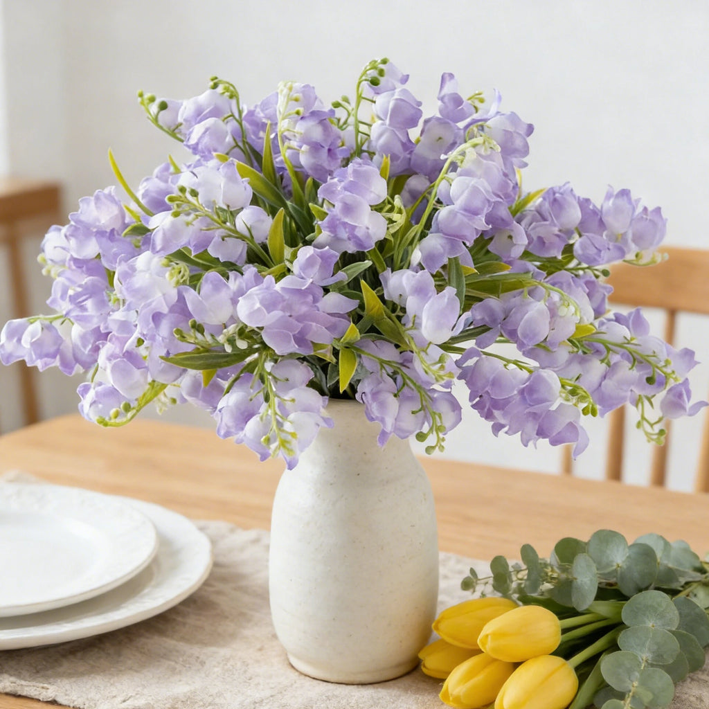 Artificial Canterbury Bell Flowers 5/10 Pc – Wedding Décor Artificial Flowers Axl