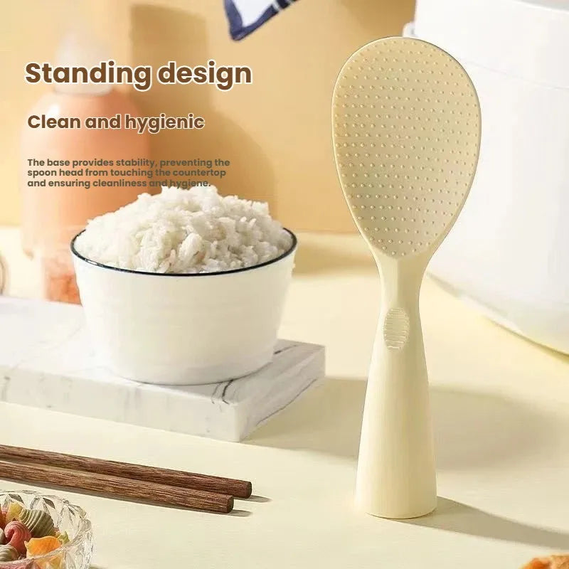 Silicone Non-Stick Rice Spoon – Heat-Resistant Kitchen Utensil Silicone Cooking Spoon Axl