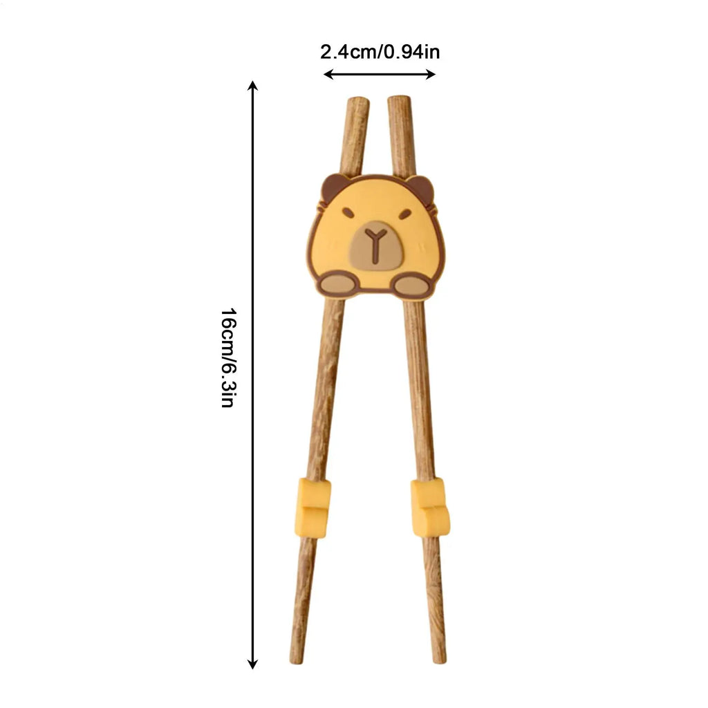 Capybara Kids Trainer Chopsticks – Silicone, Washable Kids Trainer Chopsticks Axl