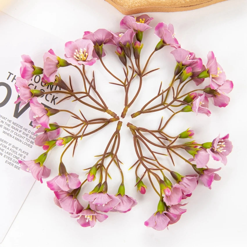 Artificial Silk Rose Flowers – Wedding & Home Décor Bouquet Artificial Flowers Axl plum 30pcs