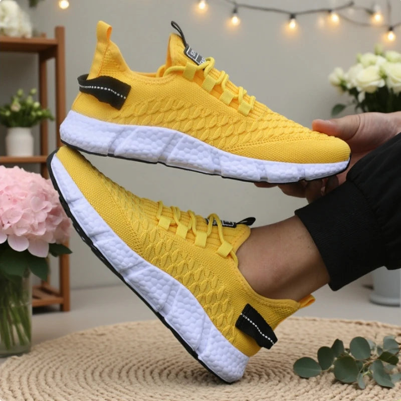 AZGB Women's Lightweight Breathable Running Sneakers Women's Running Shoes Axl YELLOW 44