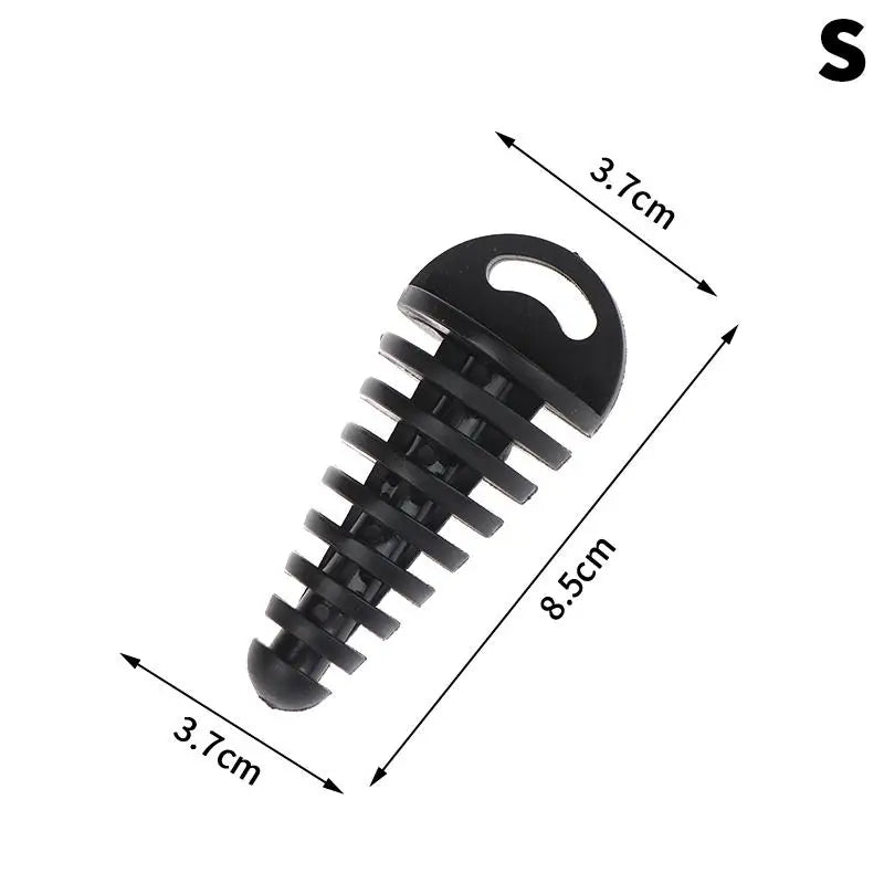Universal Motorcycle Exhaust Wash Plug – Silicone Pipe Protector Exhaust Pipe Plug Axl S Black Muffler