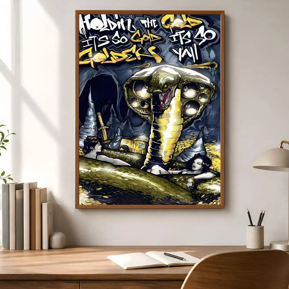 Limp Bizkit Poster – HD Waterproof PVC Wall Sticker Decor Wall Poster Sticker Axl